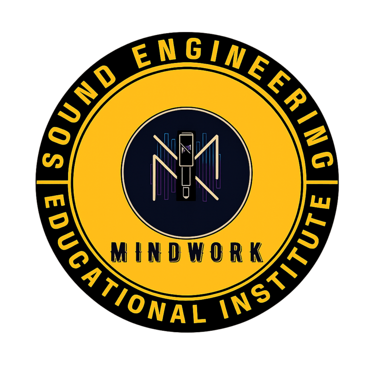 Mindwork Sound Engineering Institute logo representing music production and audio education excellence