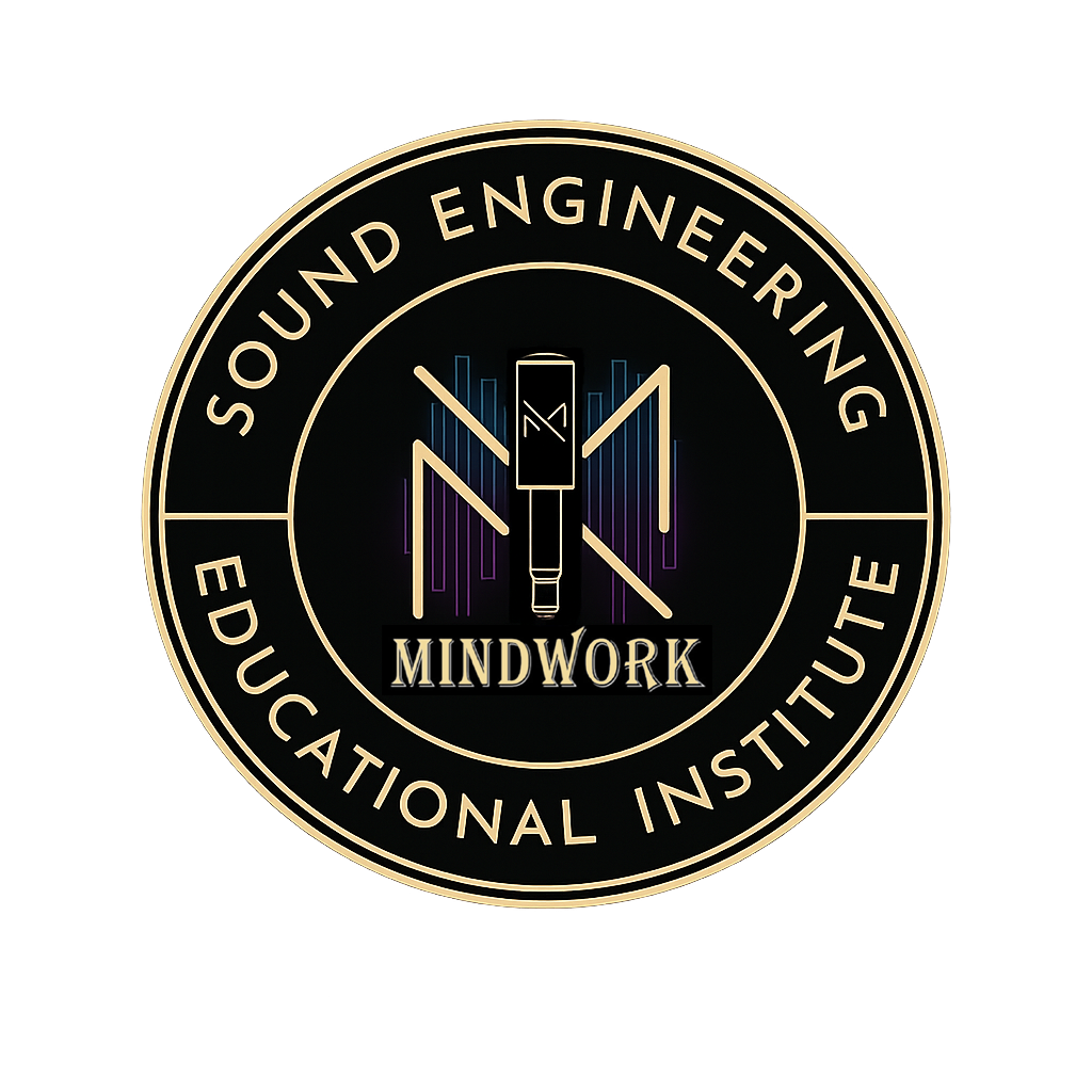 sound engineering logo print file rework